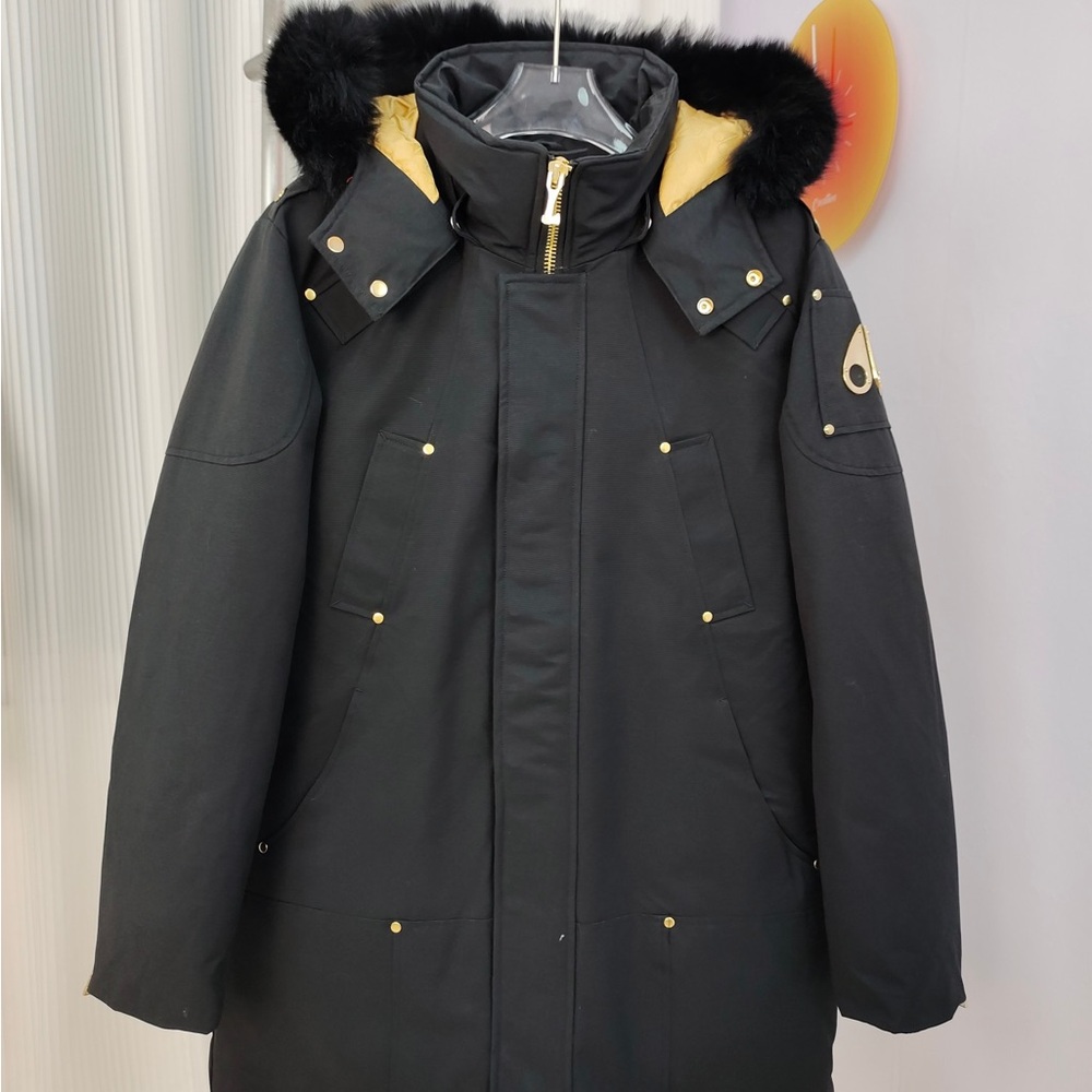 Moose Knuckles Womens Gold Ballistic Bomber